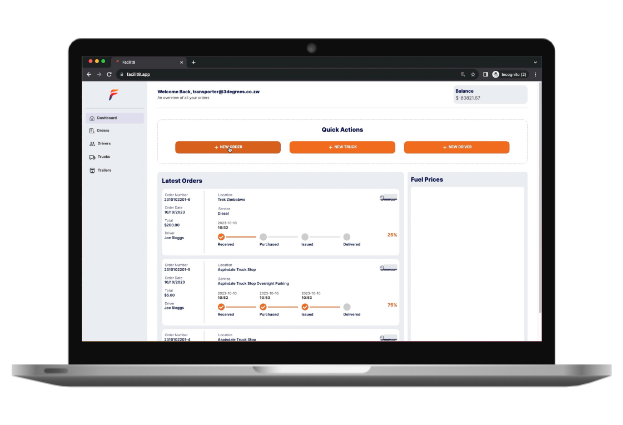 App screens presentation